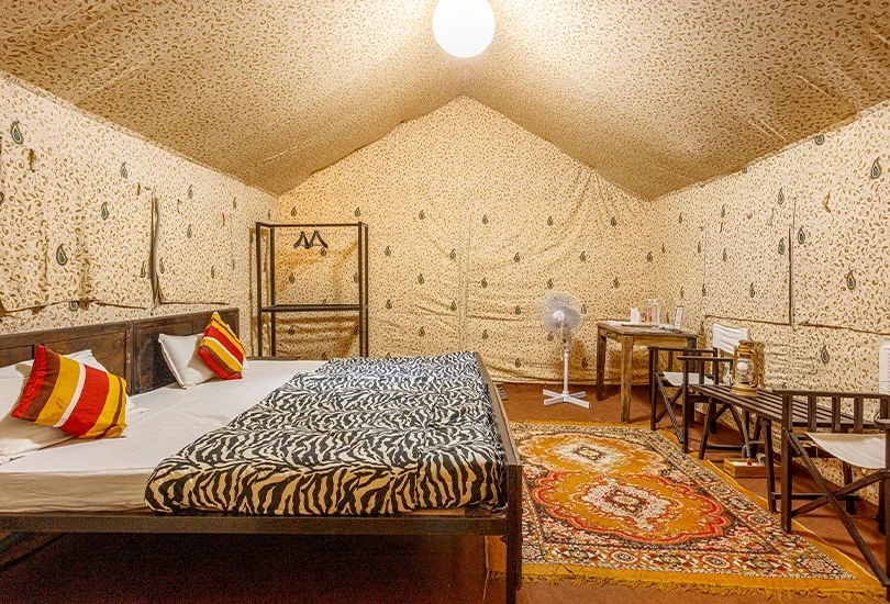 ACCOMODATION-Deluxe-AC-Swiss-Cottages